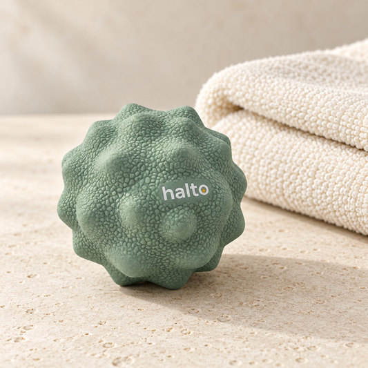 HALTO Massageball in Sage mit Noppen
